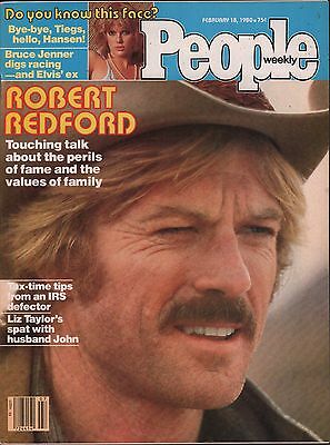 People Weekly February 18 1980 Robert Redford, Bruce Jenner VG 012816DBE