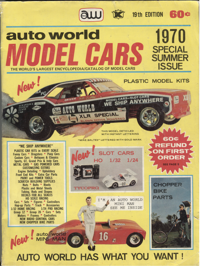 Auto World Model Cars '70 Summer Edition 19th Edition Mike Baltes 072420DBE