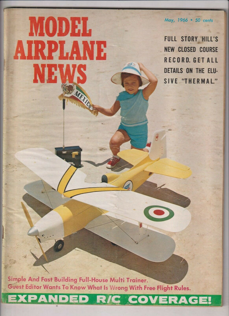 Model Airplane News Mag Enrique R. Toscano May 1966 040420nonrh
