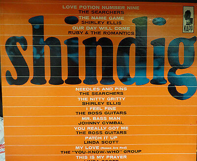 Shindig (Various Artists) 33 RPM VINYL VG+ 010616 TLJ