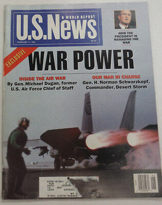 U.S. News Magazine War Power & Gen. H Norman February 1991 012215R