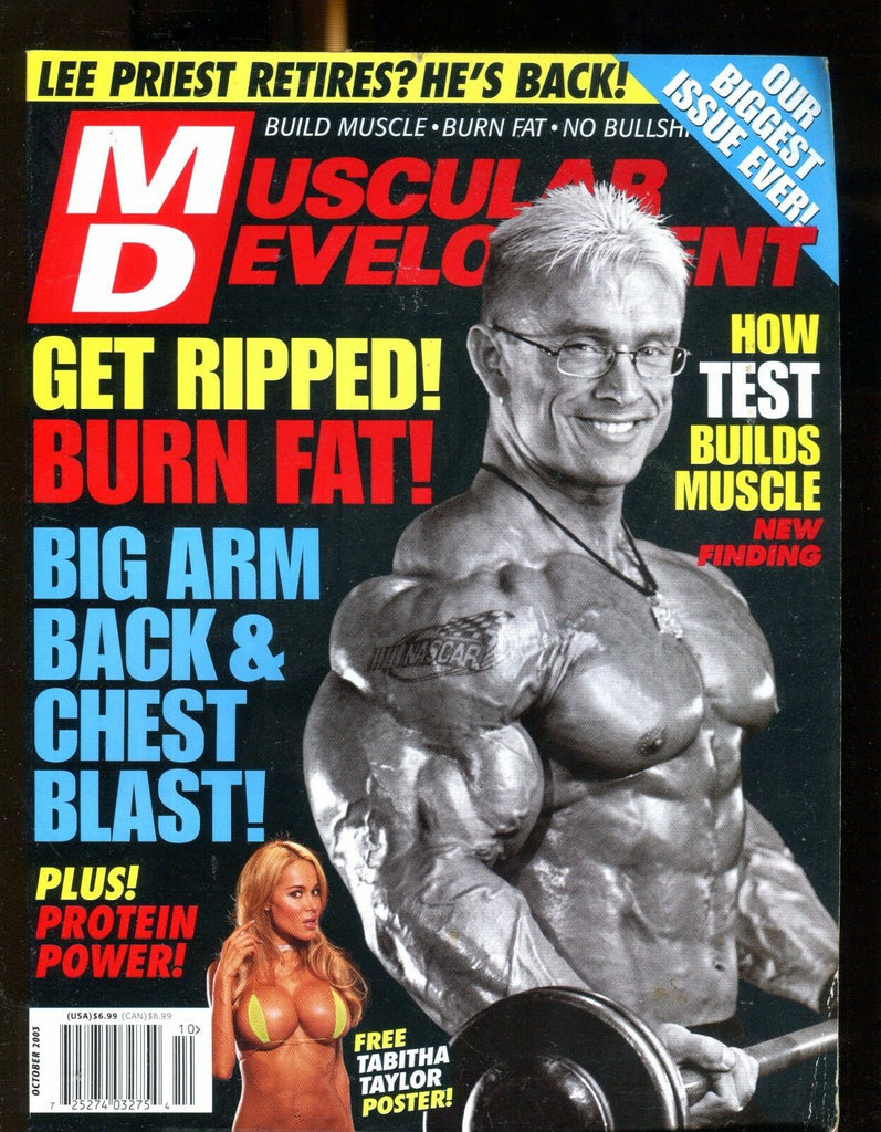 Muscular Development Magazine October 2003 Lee Priest EX No ML 021317jhe
