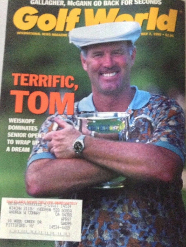 Golf World Magazine Tom Weiskopf Helen Alfredsson July 7, 1995 072417nonrh