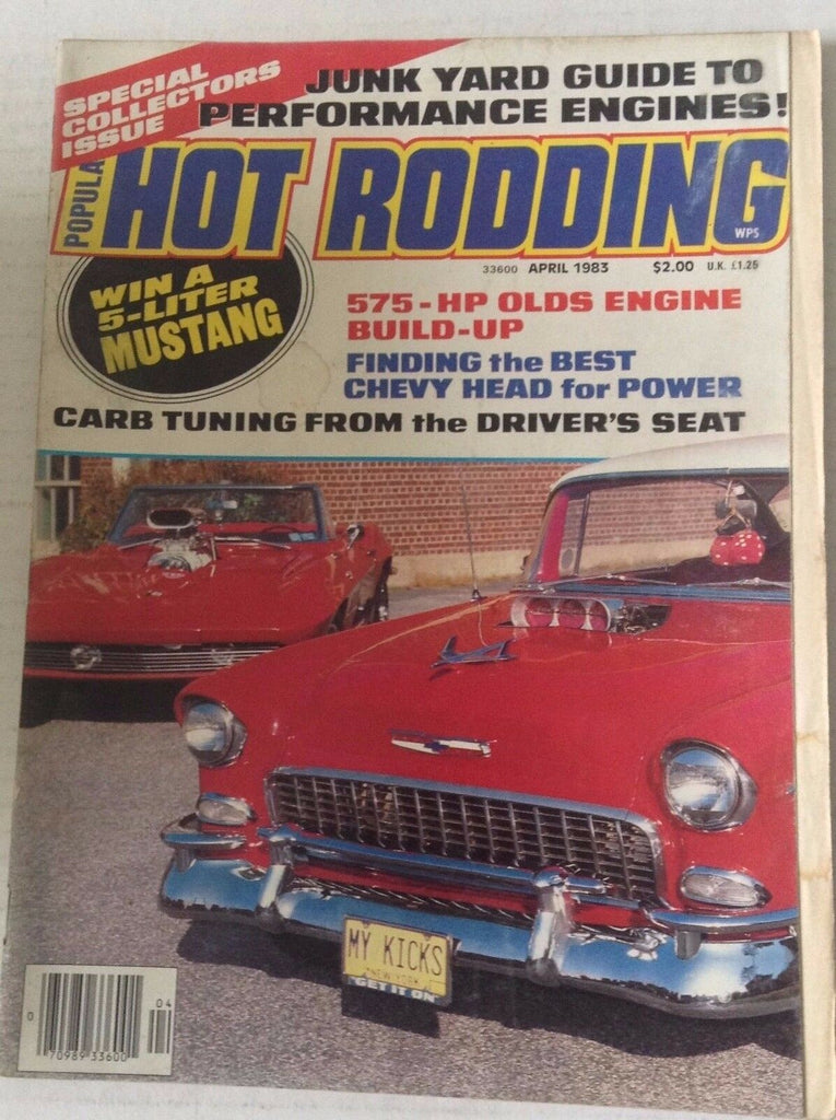 Popular Hot Rodding Magazine Olds Engine Build up April 1983 042617nonrh