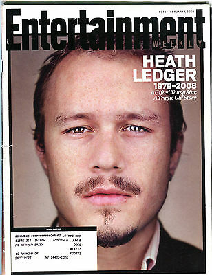 Entertainment Weekly Magazine February 1 2008 Heath Ledger EX 040416jhe