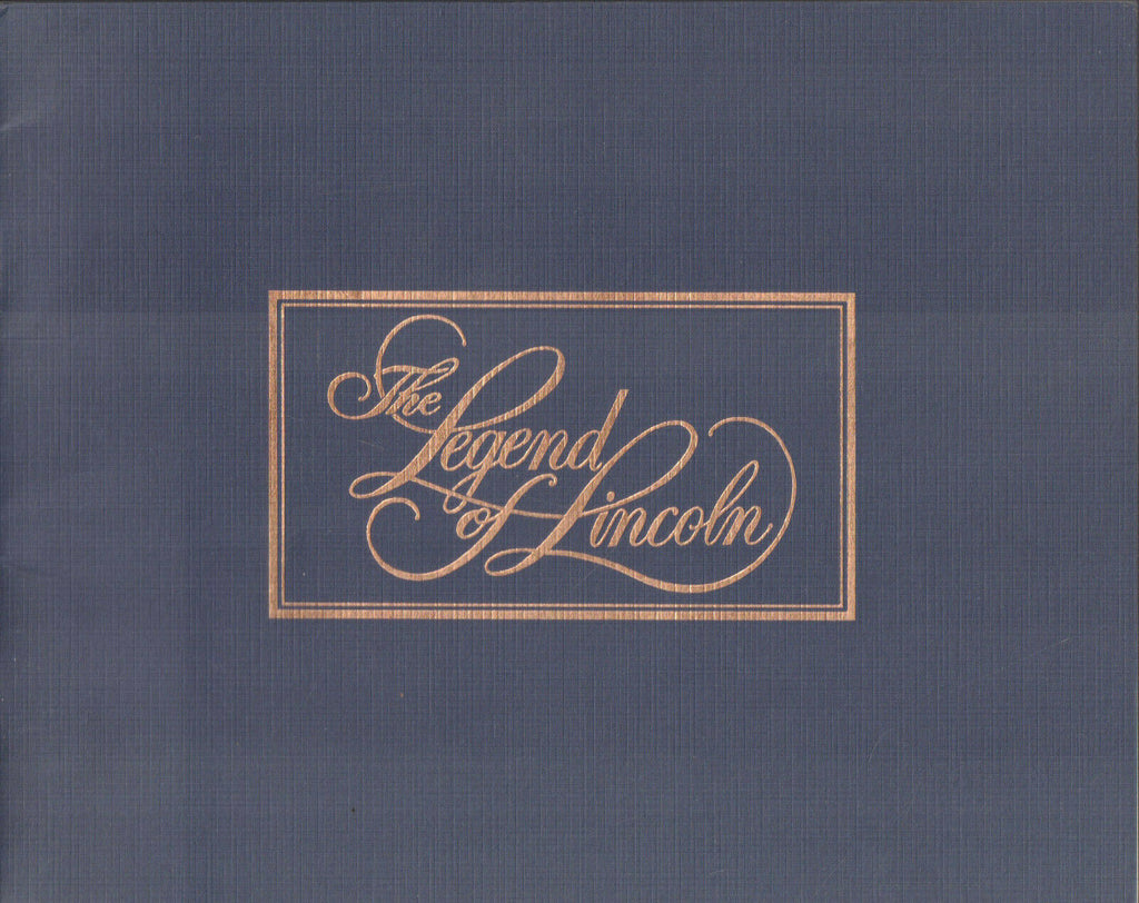 The Legend of Lincoln 1987 Automobile Quarterly Magazine 042320DBE