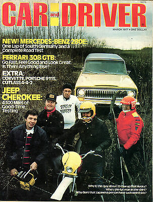 Car and Driver Magazine March 1977 Jeep Cherokee VGEX 020916jhe