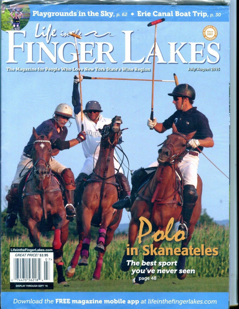 Life In The Finger Lakes Magazine July/August 2015 Polo EX 051417nonjhe