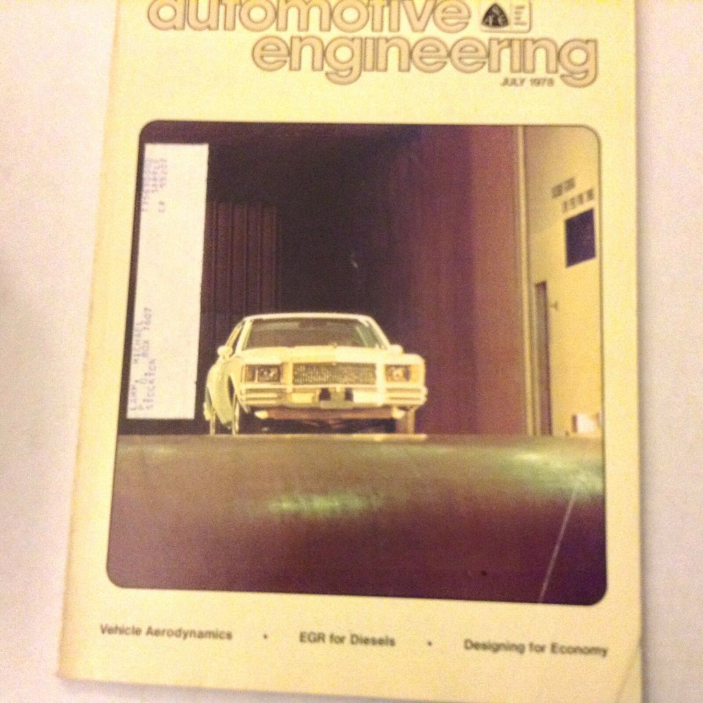 Automotive Engineering Magazine Vehicle Aerodynamics July 1978 061617nonrh
