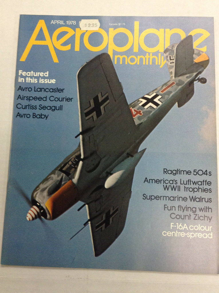 Aeroplane Monthly Aviation Magazine Avro Lancaster April 1978 121416R