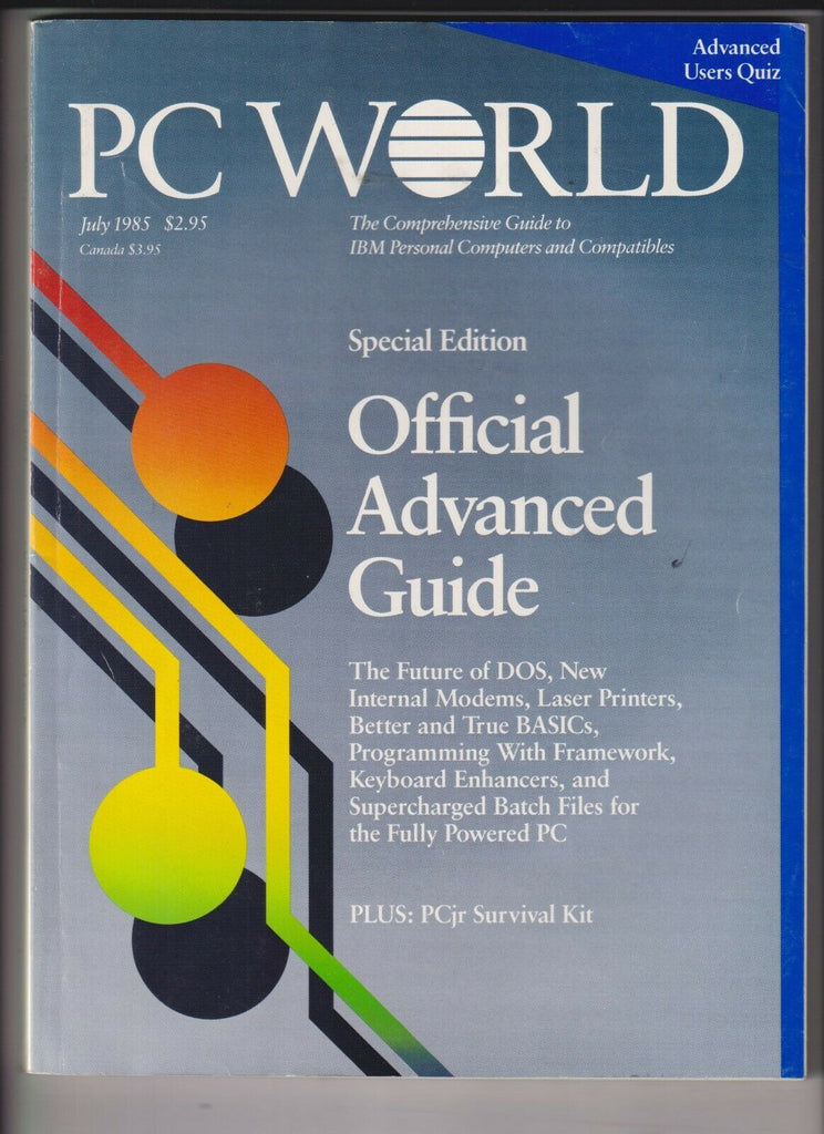 PC World Mag Official Advanced Guide Future Of DOS July 1985 121019nonr