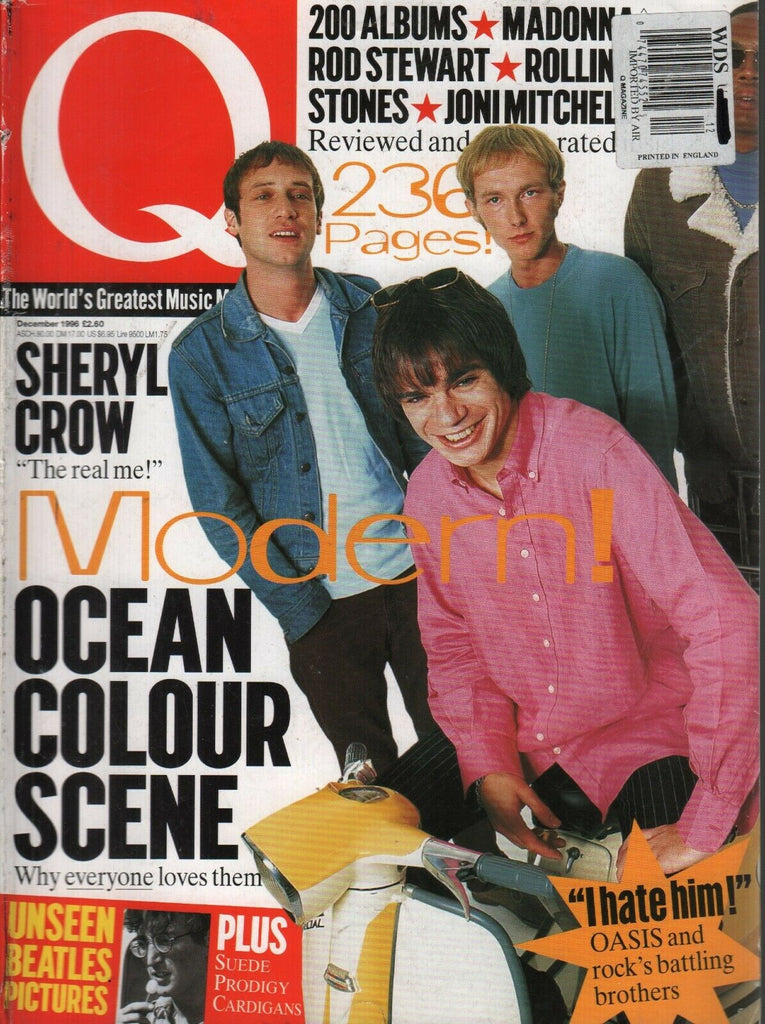 Q UK Music Magazine December 1996 Sheryl Crow Madonna Rod Stewart 111319AME