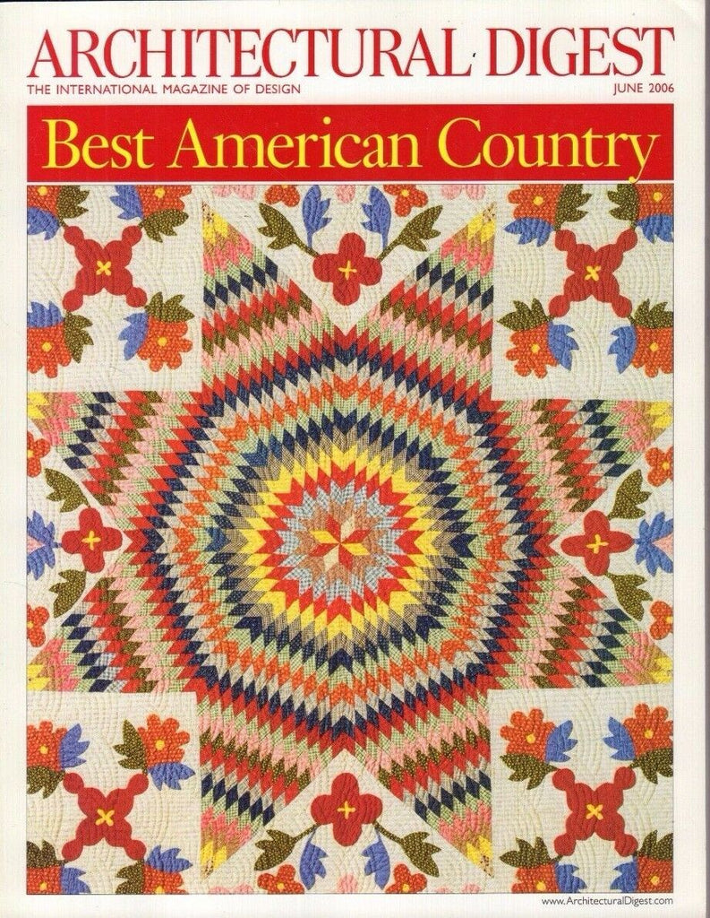Architectural Digest June 2006 Best American Country 021417DBE4