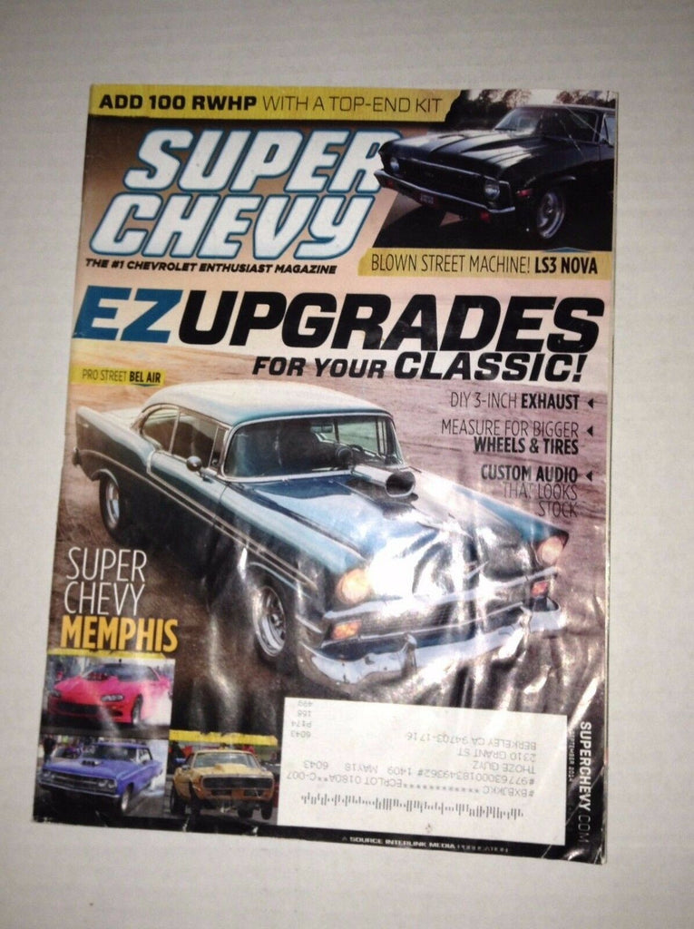 Super Chevy Magazine Memphis 3 Inch Exhaust September 2014 030717NONRH