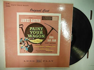 33 RPM Vinyl James Barton Paint Your Wagon RCA LOC1006 020315KME