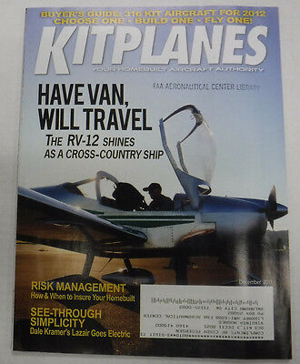 Kitplanes Magazine The RV-12 Shines December 2011 072115R2