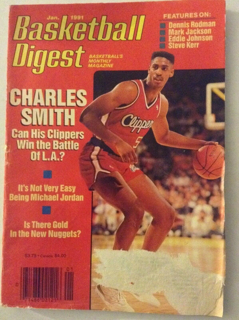 Basketball Digest Charles Smith Dennis Rodman January 1991 042519nonrh