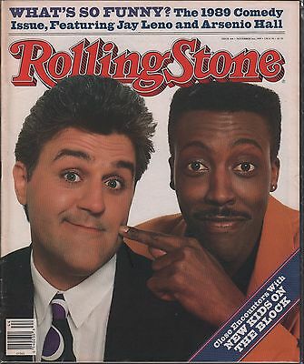 Rolling Stone November 2 1989 Jay Leno, Arsenio Hall EX 121815DBE