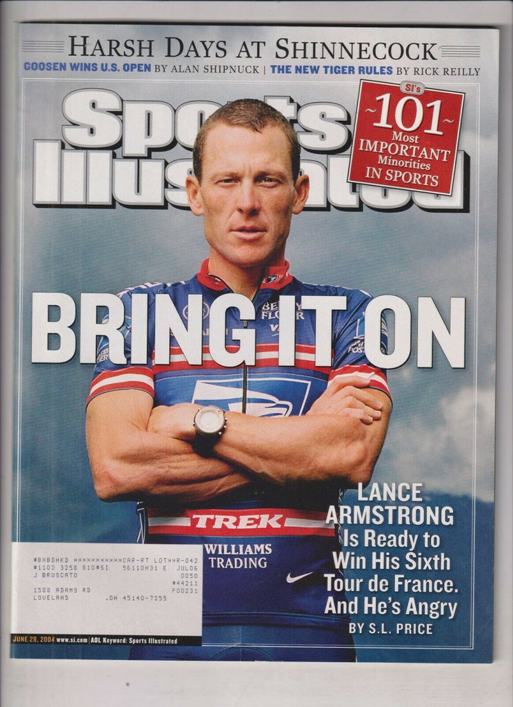 Sports Illustrated Lance Armstrong Days At Shinnecock June 18, 2004 021420nonr
