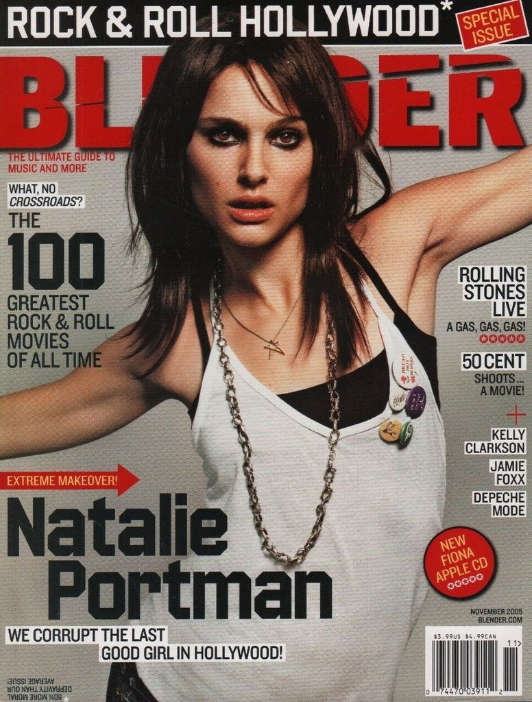 Blender November 2005 Natalie Portman 50 Cent Jamie Foxx Depeche Mode 061218DBE