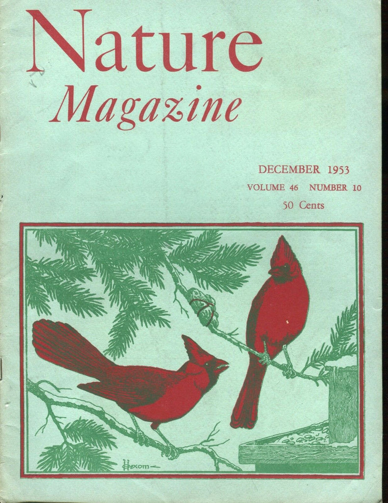 Nature Magazine December 1953 Cardinals VG w/ML On Back 020617jhe