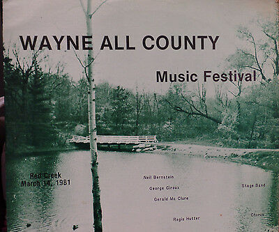 Wayne All-County Music Fest - Red Creek Central School 1981 33RPM 041816 TLJ