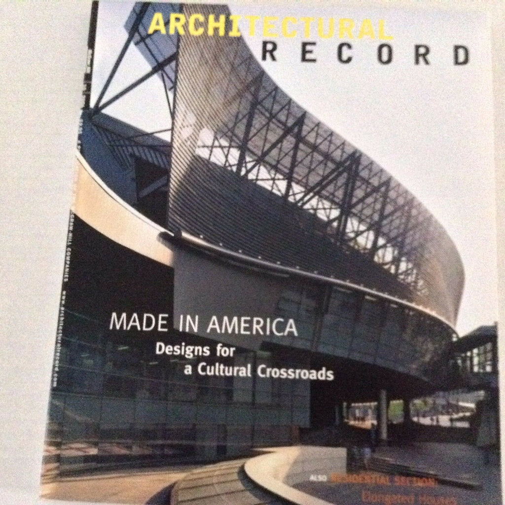 Architectural Record Magazine Leon Krier Benzo Piano October 2006 070417nonrh
