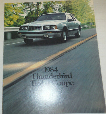 Ford Magazine Thunderbird Turbo Coupe 1984 122614R