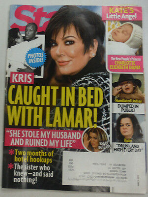 Star Magazine Kardashians & Lamar Linsay Lohan May 2015 052815R
