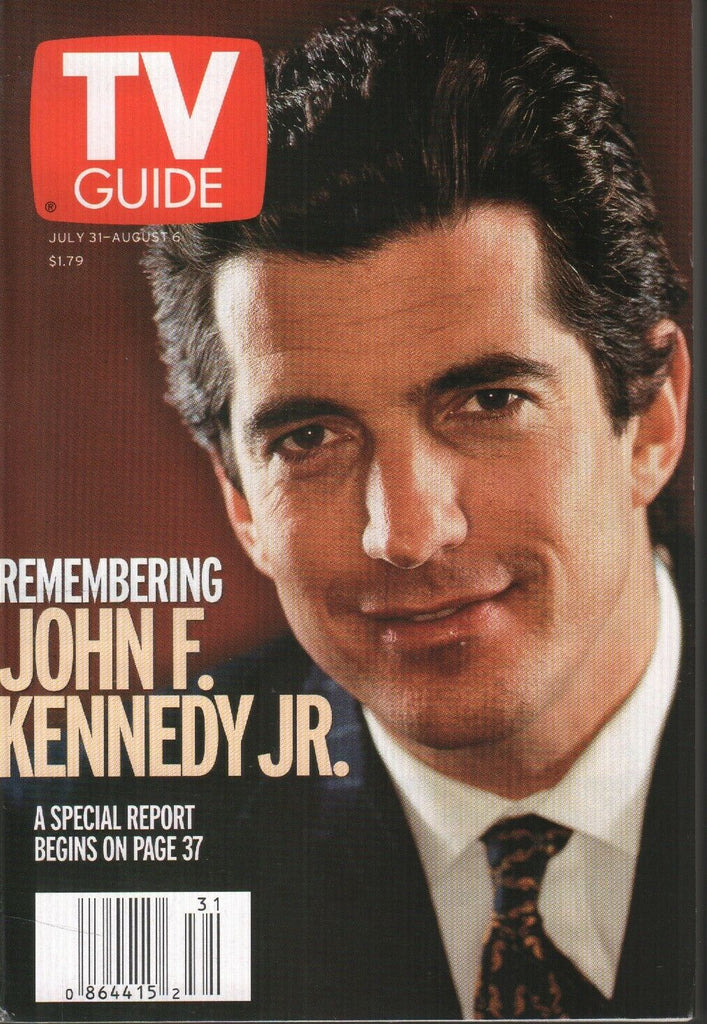 TV Guide July-August 6 1999 Remembering John F Kennedy Jr NO ML 061719AME