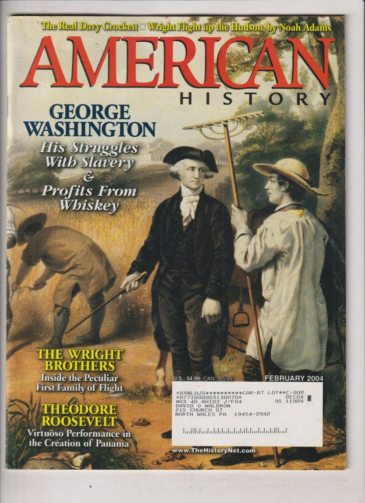 American History Mag George Washington Wright Brothers February 2004 033120nonrh
