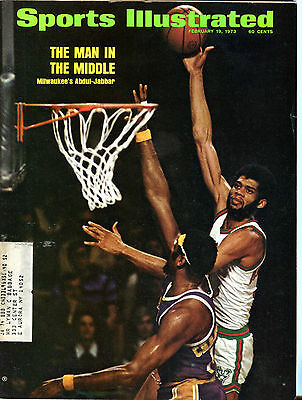 Sports Illustrated Magazine February 19 1973 Kareem Abdul-Jabbar VGEX 060316jhe
