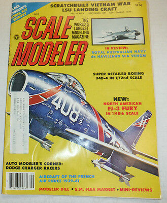 Scale Modeler Magazine Super Detailed Boeing F4B-4 September 1981 040915R