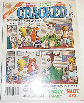 Cracked Magazine Full House & Freddy Kruger November 1988 082114R