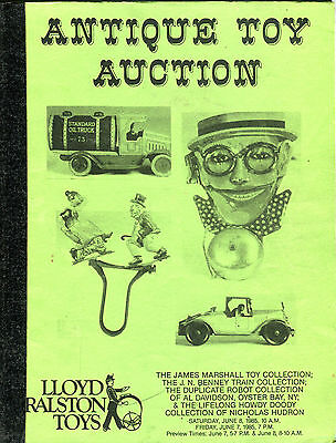 Antique Toy Auction Catalog June 7-8 1985 Llyod Ralston Toys VG 081116jhe