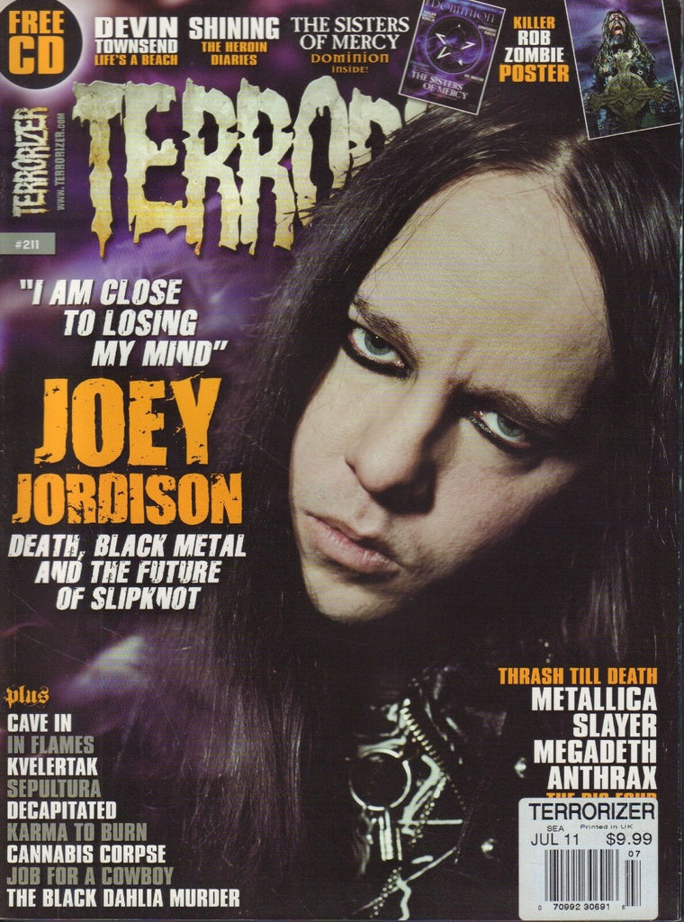 Terrorizer July 2011 Joey Jordinson Metallica Slayer 020818DBE