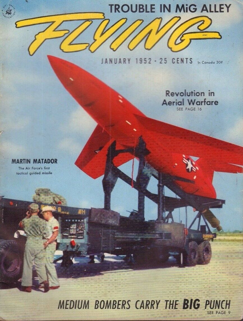 Flying Magazine Martin Matador Aerial Warfare January 1952 020418nonr