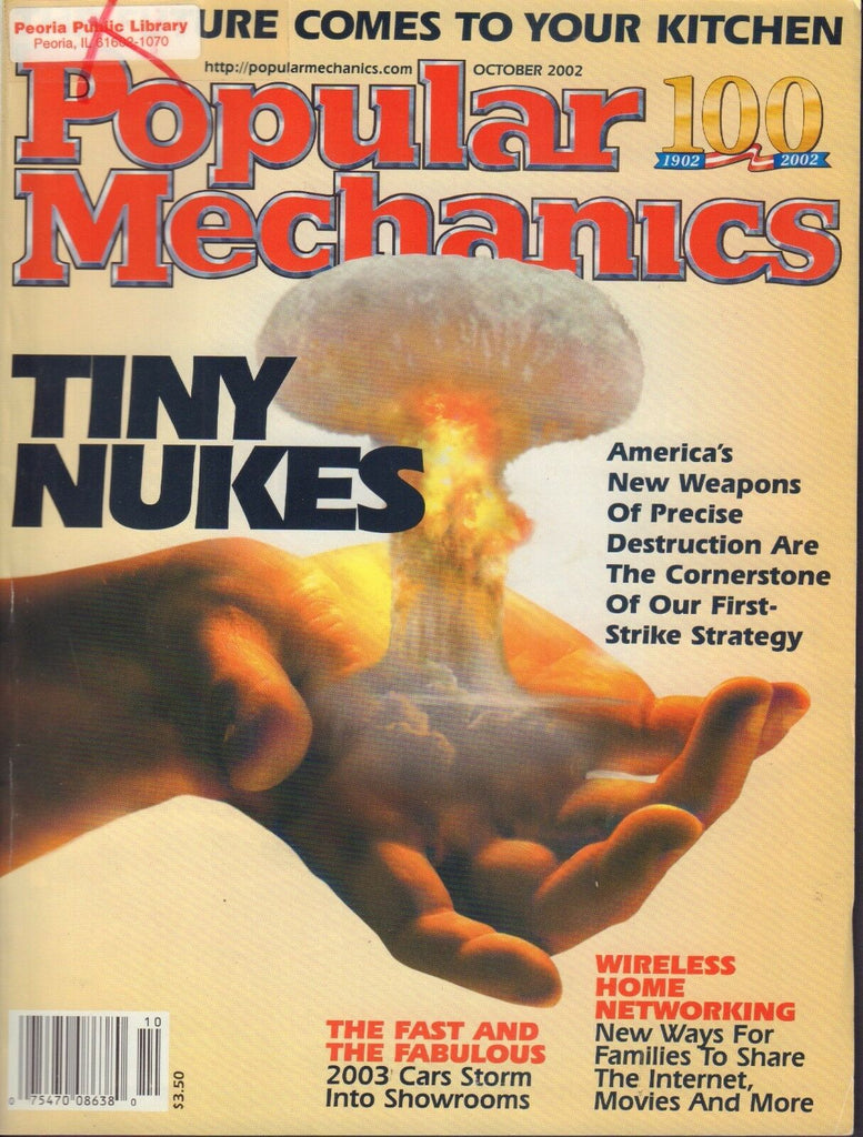 Popular Mechanics Magazine October 2002 Tiny Nukes 071417nonjhe
