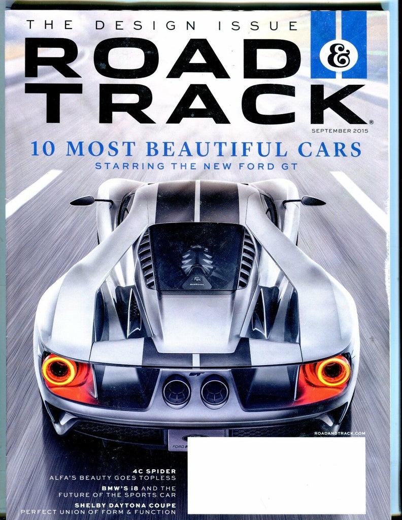 Road & Track Magazine September 2015 Ford GT EX No ML 051417nonjhe