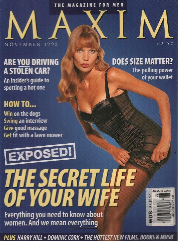 Maxim UK Edition November 1995 Harry Hill Dominic Cork 121619AME