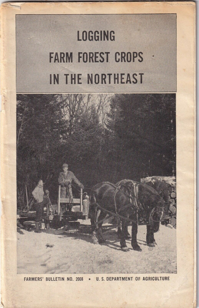 Logging Farm Forest Crops In Northeast No.2008 1950s 092519nonr