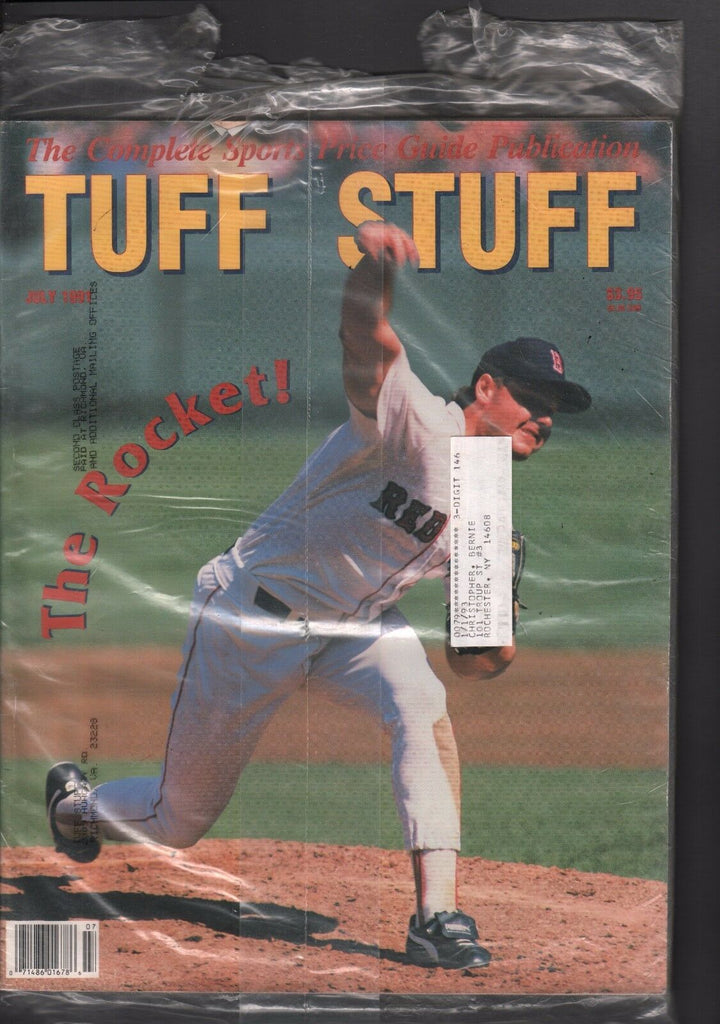 Tuff Stuff Price Guide July 1991 Roger Clemens 013117DBE3