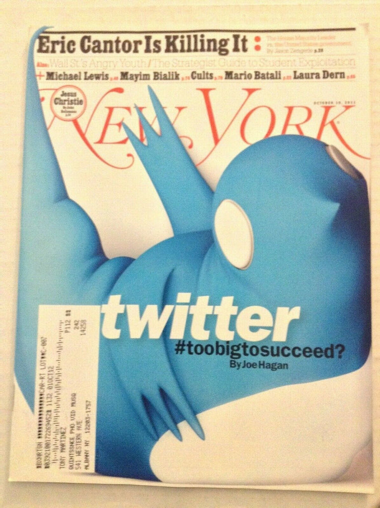 New York Mag Eric Cantor Is Killing It & Twitter October 10, 2011 081419nonrh
