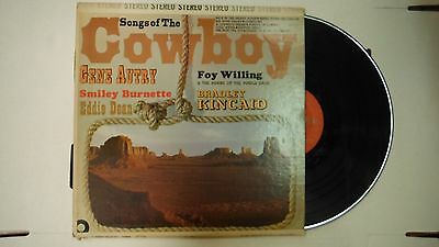 33 RPM Vinyl Gene Autry Songs of the Cowboy Design SDLP-625-A 110414KME
