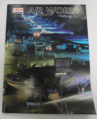Exxon Air World Magazine Air Europe Dragonair Vol.41 No.3 1989 FAL 081915R