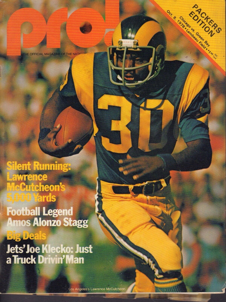 Pro! Magazine Packers vs. Bears October 8 1978 Lawrence McCutcheon 101217nonjhe