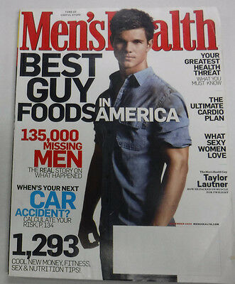 Men's Health Magazine Taylor Lautner & Missing Men December 2009 081715R