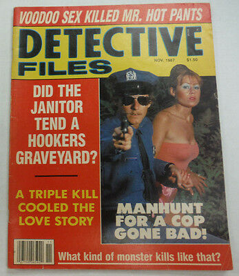 Detective Files Magazine Janitor Goes Nuts November 1987 062215R