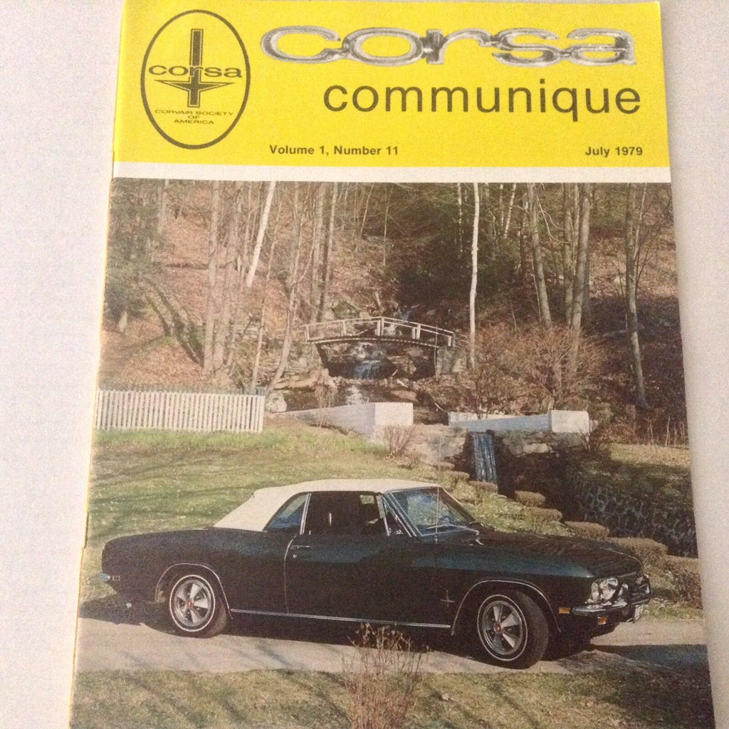Corsa Communique Magazine Corsa Insurance Programs July 1979 060417nonrh