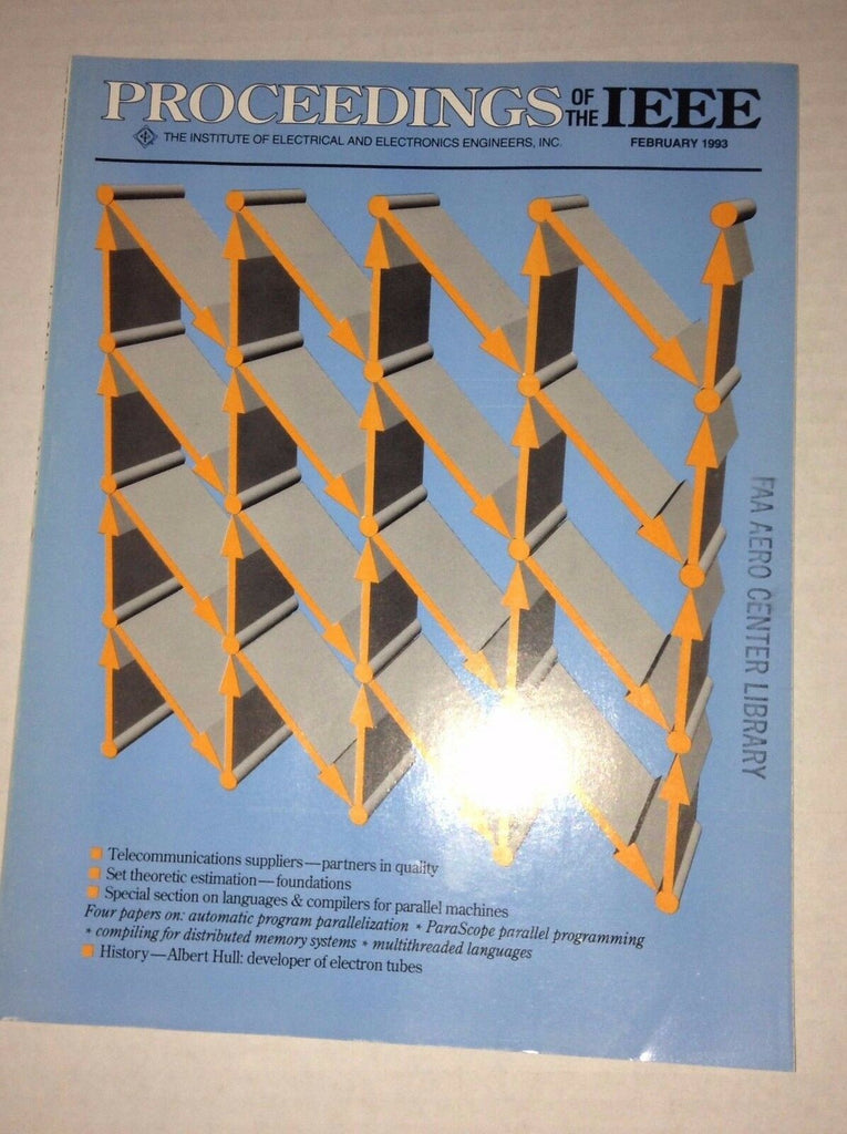 Proceedings Of The IEEE Magazine Telecommunication February 1993 FAA 030217NONRH